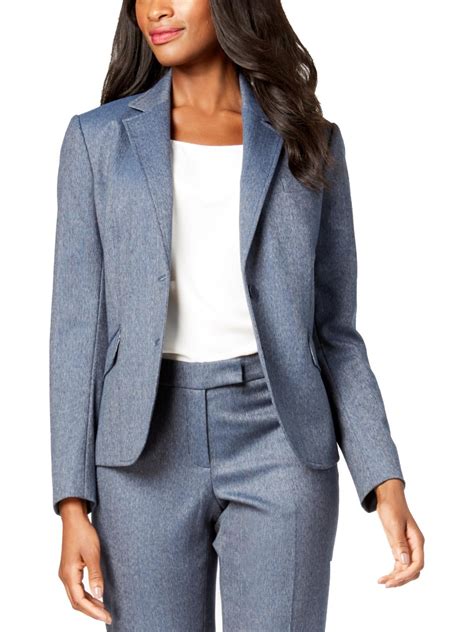 women's navy suit separates.